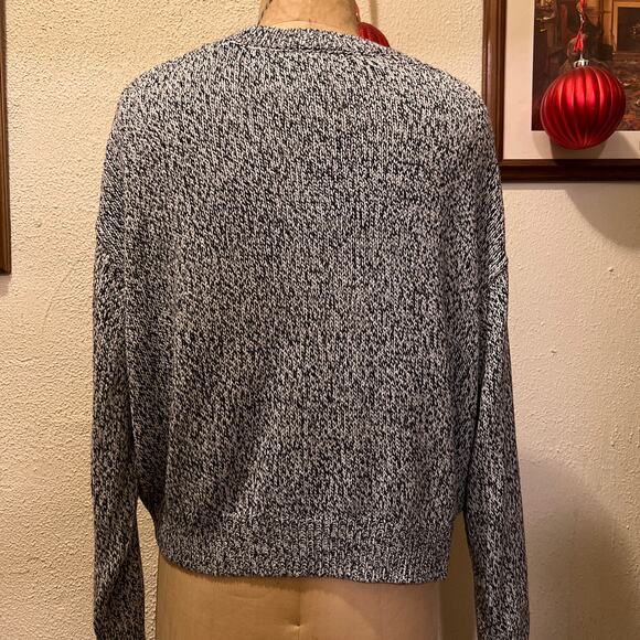 H&M Divided Marble Pullover Crew Neck Sweater Size L - Picture 8 of 11